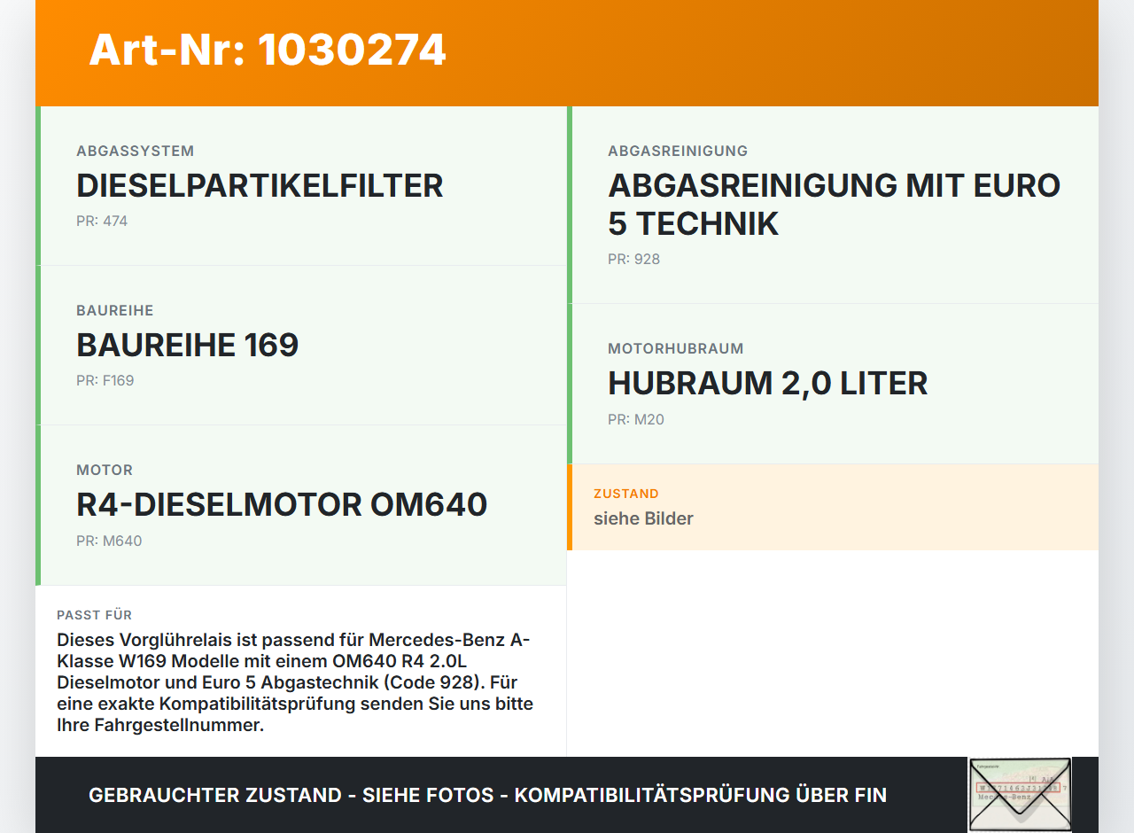 Mercedes A160 W169 08-12 CDI 1,5 60KW Relais Vorglührelais Glühanlage Glühzeit Steuergerät Mercedes A160 W169 08-12... Vorschau 3