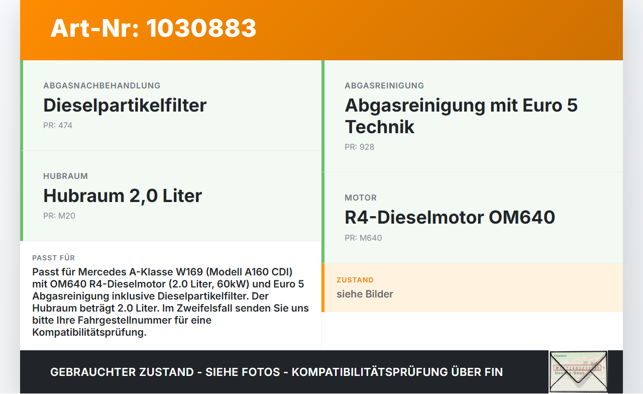 Mercedes A160 W169 08-12 CDI 1,5 60KW Abgaskühlung Wärmetauscher AGR Kühler Diesel Mercedes A160 W169 08-12... Vorschau 3