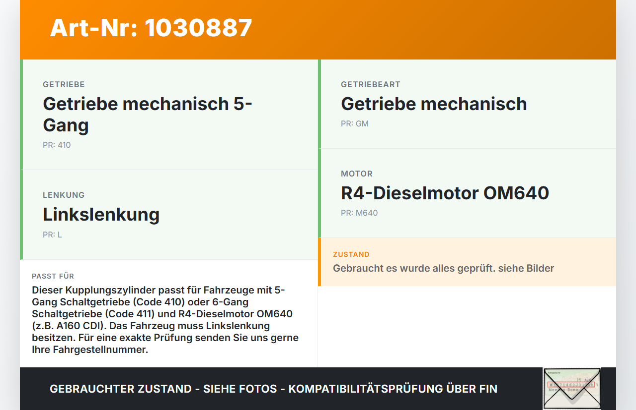 Mercedes A160 W169 08-12 CDI 1,5 60KW Kupplungszylinder Geber Geberzylinder Kupplung Mercedes A160 W169 08-12... Vorschau 3