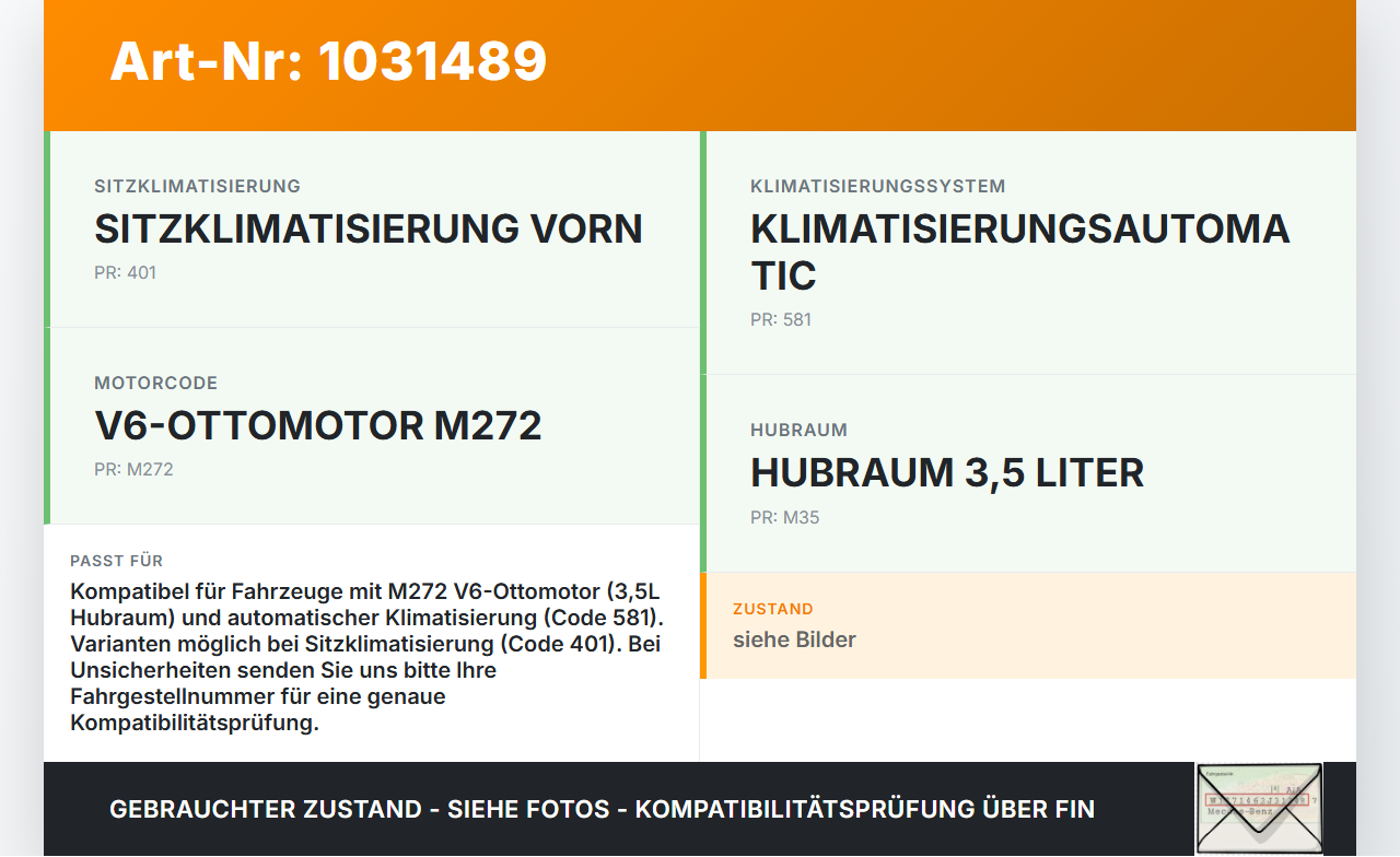 Mercedes C219 CLS 350 04-08 3,5 200KW Klimakompressor Klima Kompressor Mercedes C219 CLS 350 04-08 09.12.2005... Vorschau 3