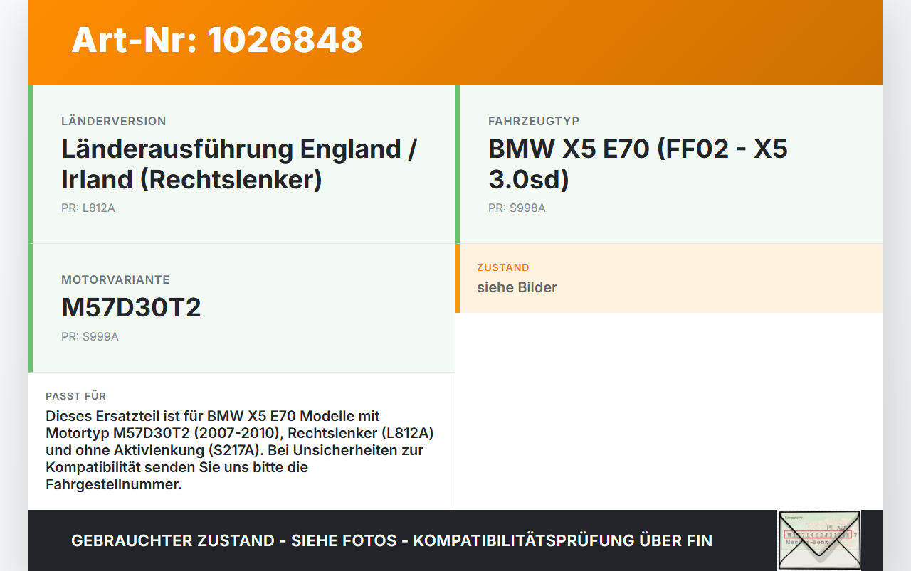BMW X5 E70 07-10 Servo Behälter Servobehälter Servoleitung BMW X5 E70 07-10 07.10.2008 6782538 32416782538 gebraucht Vorschau 3