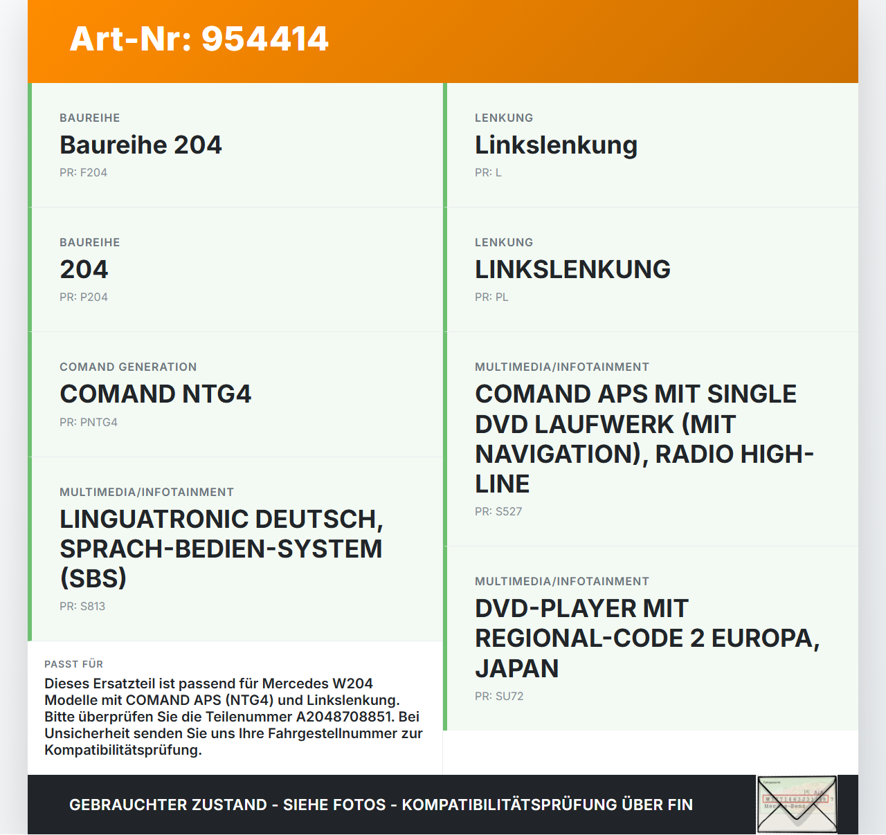 Mercedes W204 C320 07-14 Schalter Regler Drehrat Command Controller NTG4 Mercedes W204 C320 07-14 30.10.2007... Vorschau 3