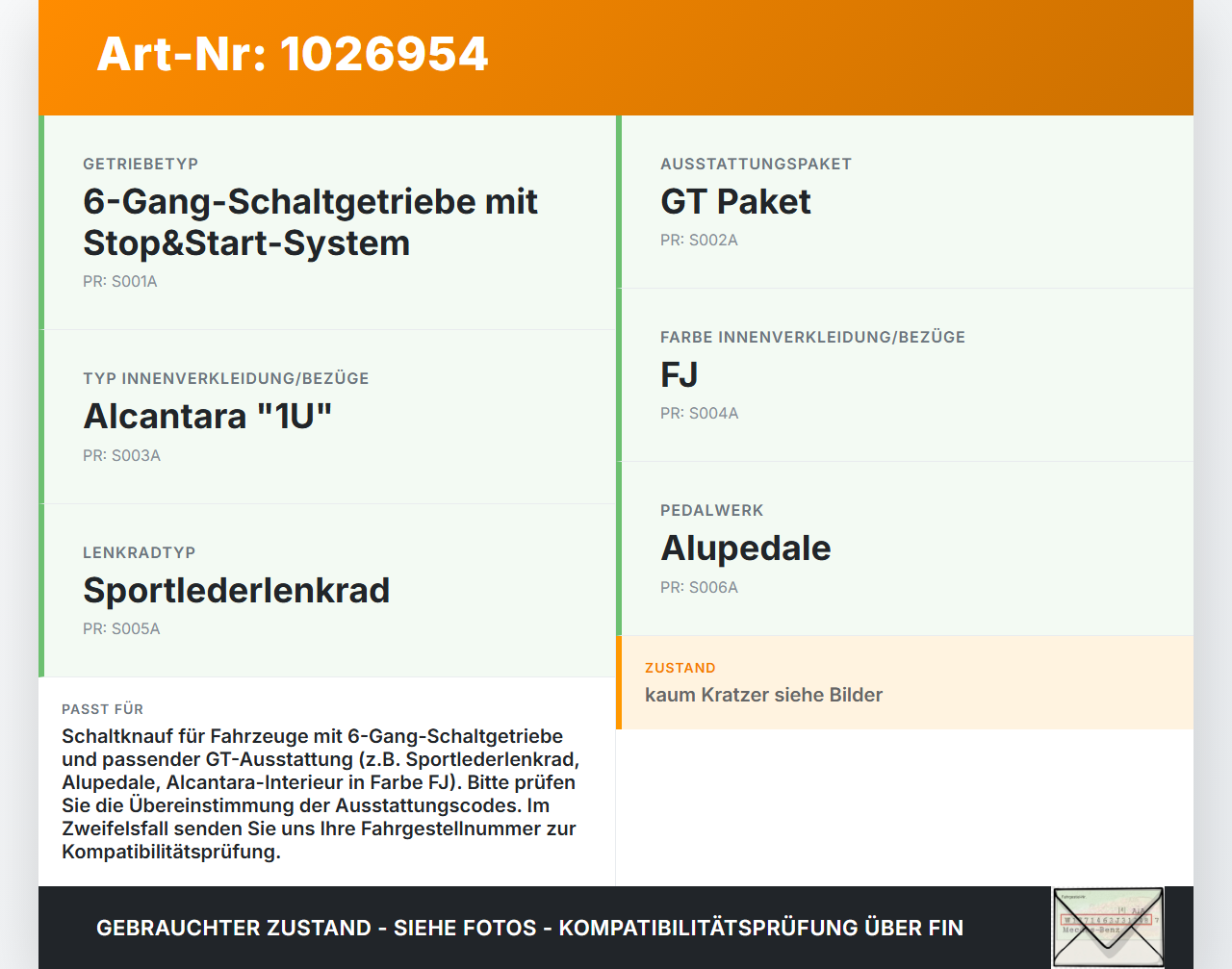 Peugeot 308 II 17-21 1,2 96KW Schaltknauf 6G für Schalthebel Gangschalter Peugeot 308 II 17-21 06.04.2021 gebraucht Vorschau 3