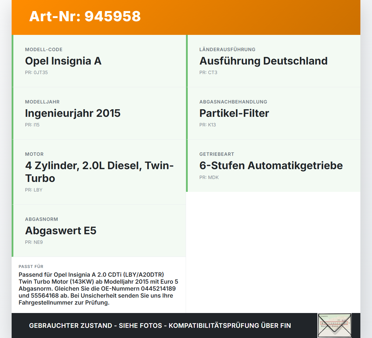 Opel Insignia A 13-17 CDTi 2,0 143KW Verteilerrohr für Hochdruck Verteiler Opel Insignia A 13-17 12.02.2015... Vorschau 3