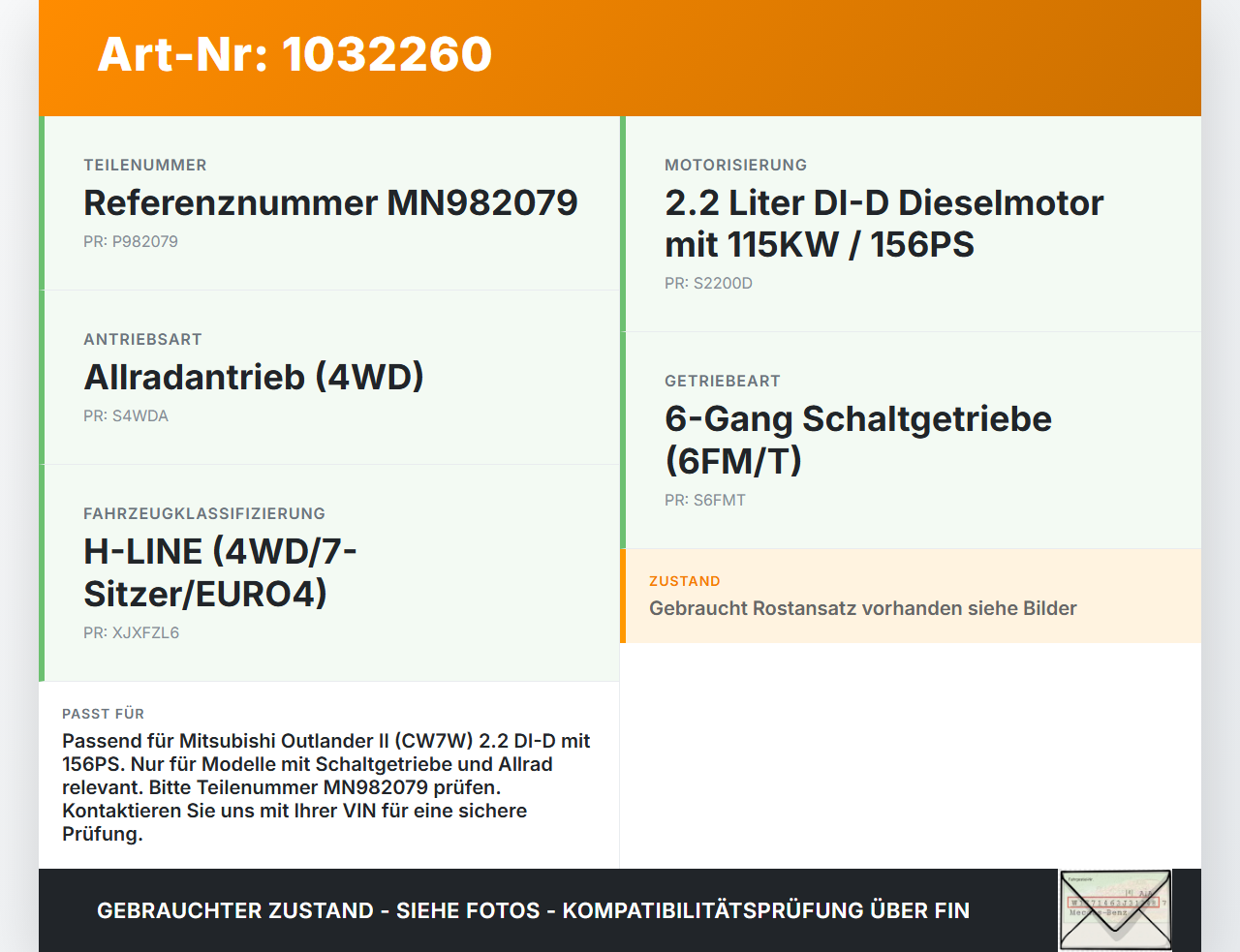 Mitsubishi Outlander CW II 07-10 DI-D 2,2 115KW CW7W Riemenscheibe Kurbelwellenscheibe Mitsubishi Outlander CW II... Vorschau 3