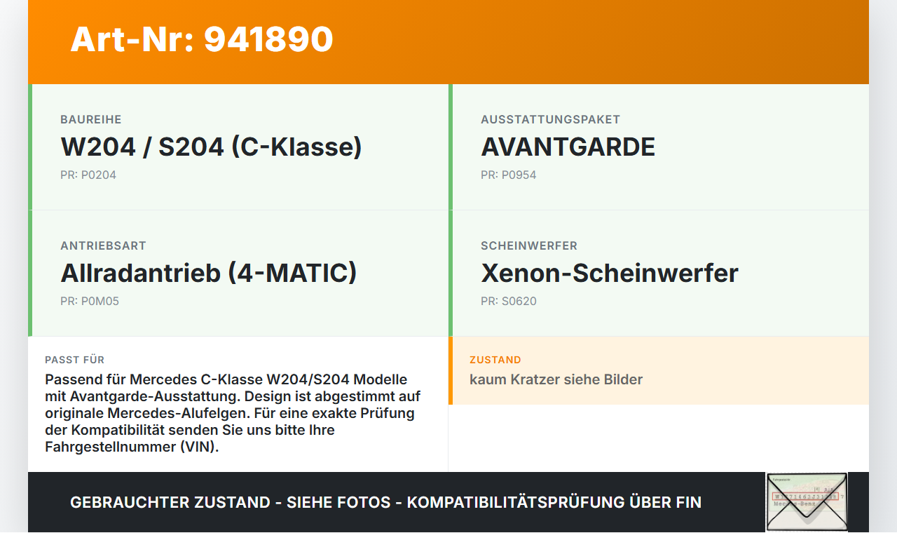 Mercedes S204 W204 C320 07-14 Radnabenabdeckung Rad Nabenabdeckung Nabenblende Pos.4 Mercedes S204 W204 C320 07-14... Vorschau 3