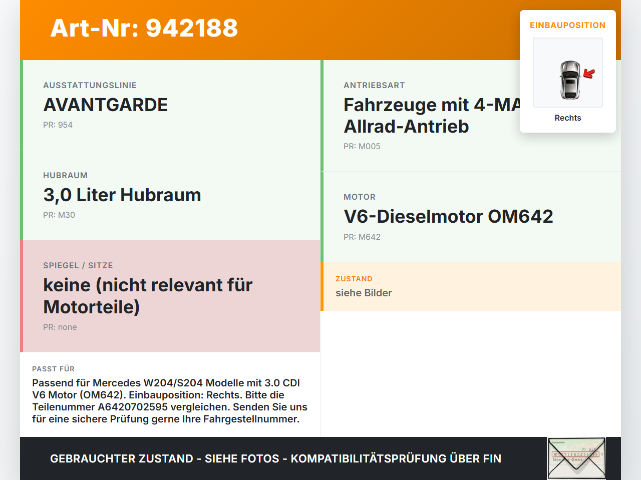 Mercedes S204 W204 C320 07-14 CDI 3,0 165KW Hochdruck Verteiler Verteilerrohr Rechts Mercedes S204 W204 C320 07-14... Vorschau 3