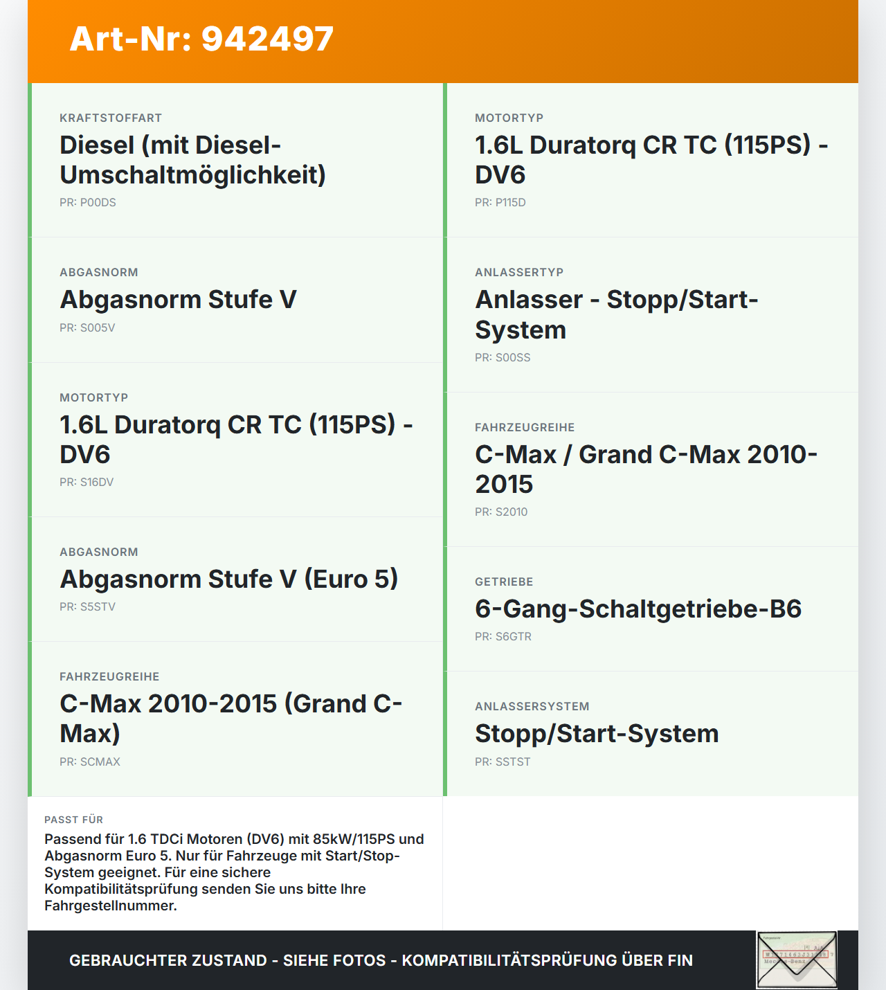 Ford Grand C-Max II 10-15 TDCi 1,6 85KW C16DS0X Abgasrückführventil EGR AGR Ventil Ford Grand C-Max II 10-15... Vorschau 3