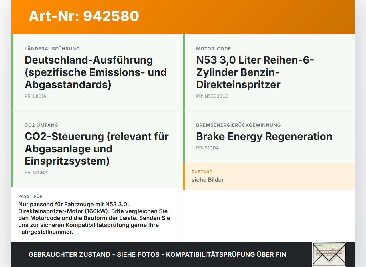 BMW E90 325i 09-13 3,0 160KW Einspritzleiste Düsenstock für Einspritzanlage BMW E90 325i 09-13 16.09.2011 7535897... Vorschau 3