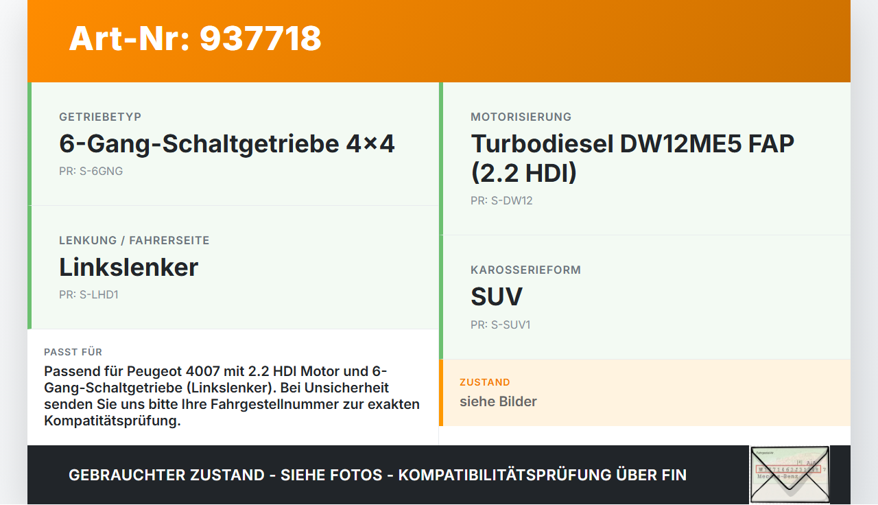 Peugeot 4007 07-12 HDI 2,2 115KW Kupplungszylinder Geber Geberzylinder Peugeot 4007 07-12 09.05.2012 2182C2 gebraucht Vorschau 3