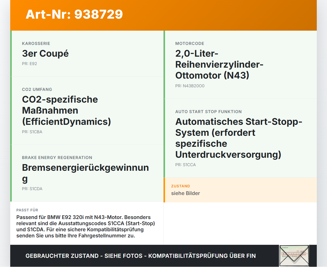 BMW E92 320i 05-08 2,0i 125KW N43 N43B20A Unterdruckpumpe Vakuumpumpe BMW E92 320i 05-08 16.05.2008 7547024... Vorschau 3