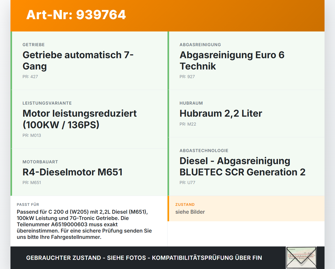 Mercedes S205 W205 14-18 CDI 2,2 100KW Steuergerät ECU für Motor Motorsteuergerät Mercedes S205 W205 14-18... Vorschau 3