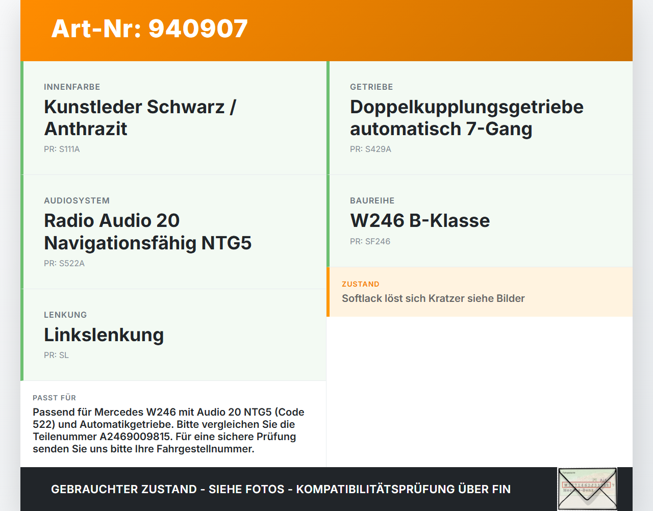 Mercedes W246 B180 14-18 Schalter Regler Drehknopf Mercedes W246 B180 14-18 22.11.2016 A2469009815 A2469010706... Vorschau 3