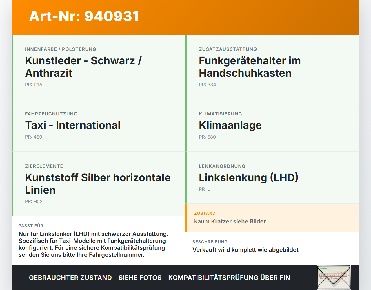 Mercedes W246 B180 14-18 Armaturenbrett Panel komplett Mercedes W246 B180 14-18 22.11.2016 A2466802002 gebraucht Vorschau 3