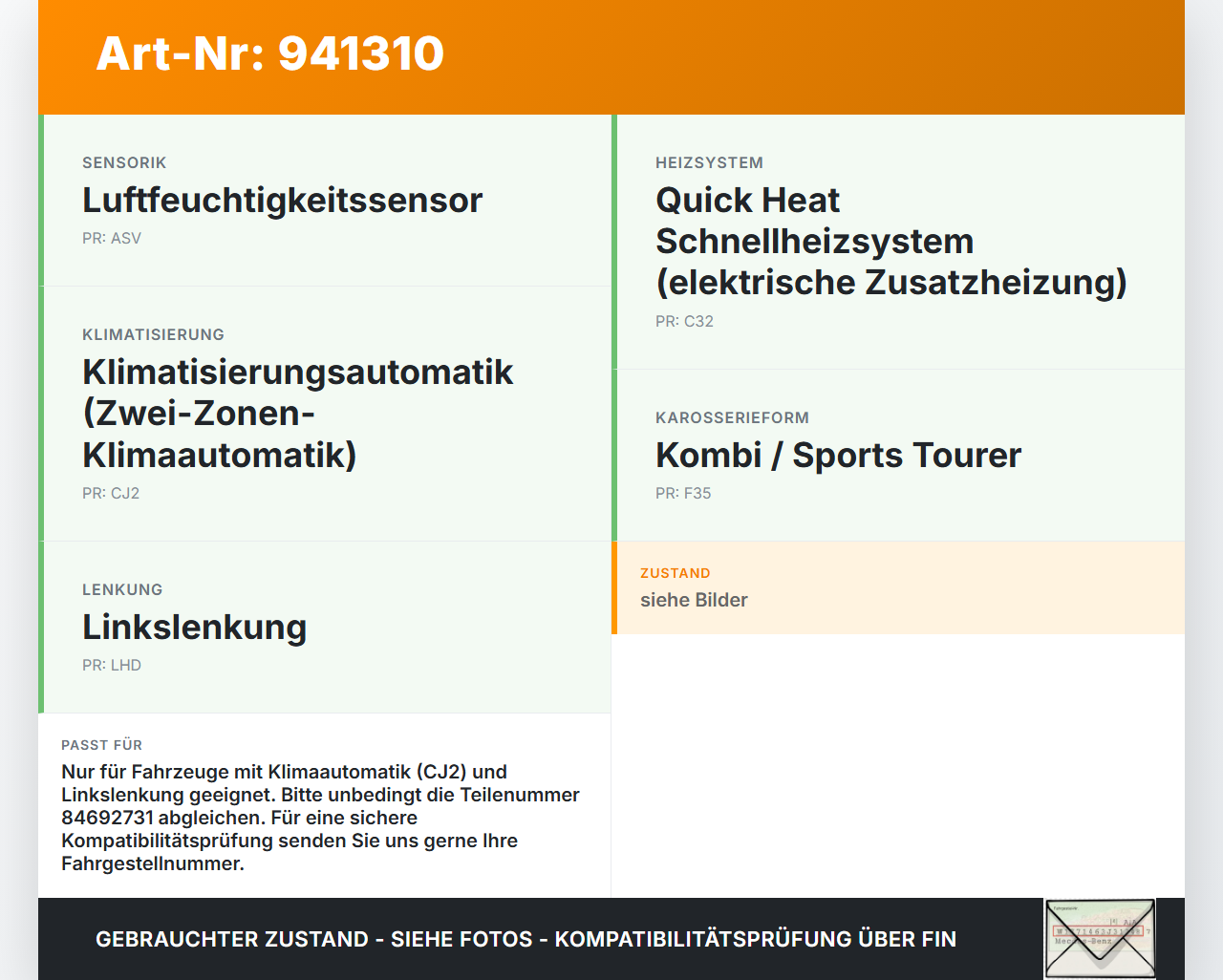 Opel Astra K 15-21 Steuergerät ECU Modul SG für Klima Opel Astra K 15-21 04.11.2019 84692731 544969533 gebraucht Vorschau 3