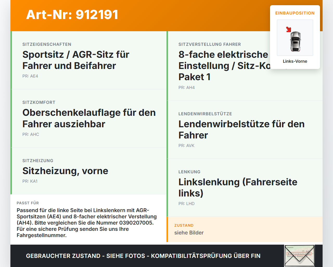 Opel Insignia B Z18 17-20 Stellmotor für Elektr. Sitzverstellung Links Vorne Opel Insignia B Z18 17-20 18.07.2018... Vorschau 3