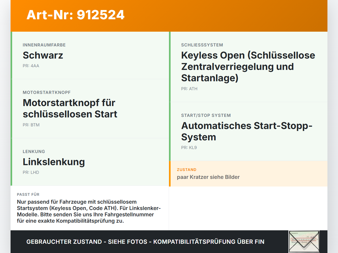 Opel Insignia B Z18 17-20 Schalter Start Stop Motor Opel Insignia B Z18 17-20 18.07.2018 13409819 gebraucht Vorschau 3