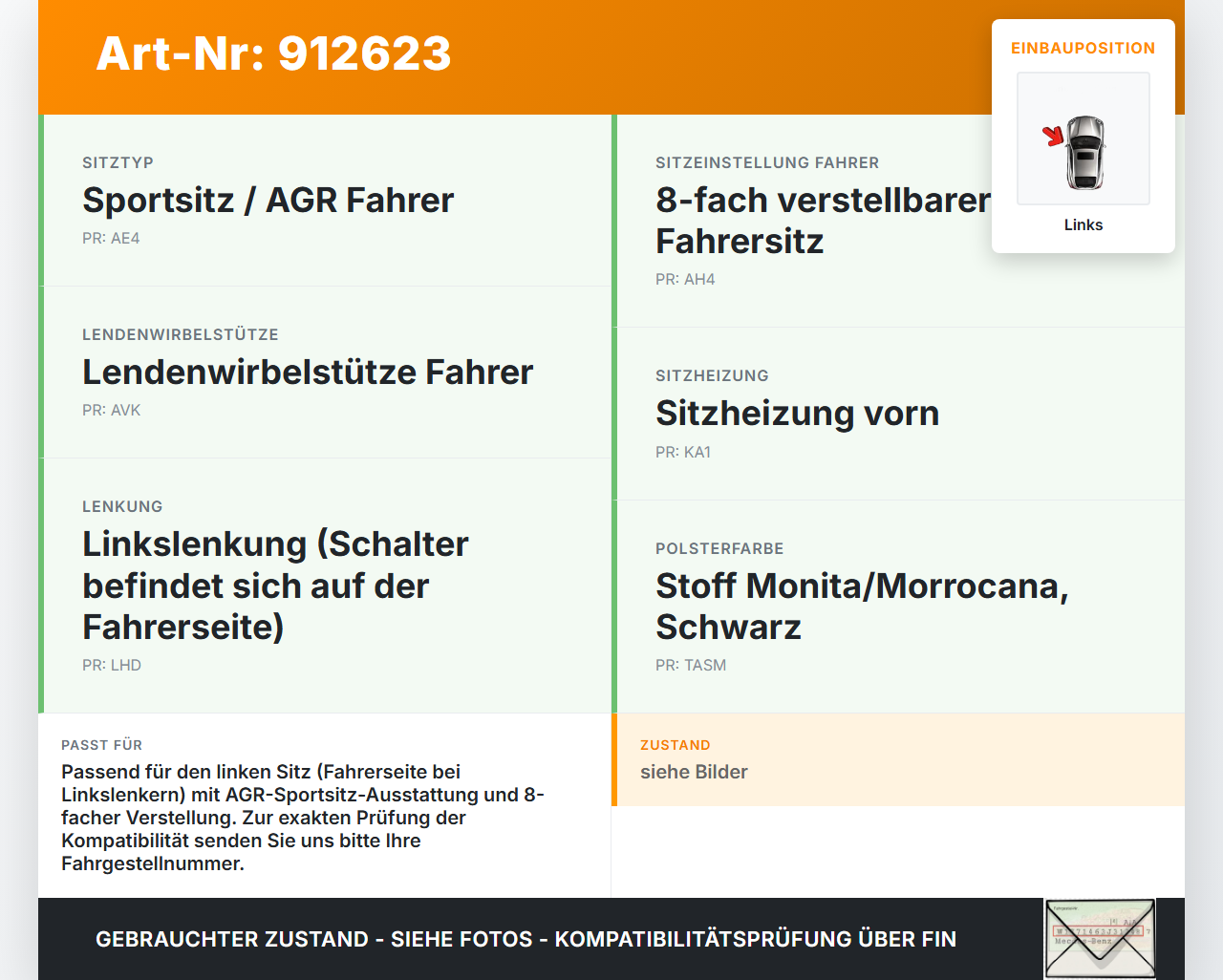 Opel Insignia B Z18 17-20 Schalter Links für Sitzverstellung Opel Insignia B Z18 17-20 18.07.2018 gebraucht Vorschau 3