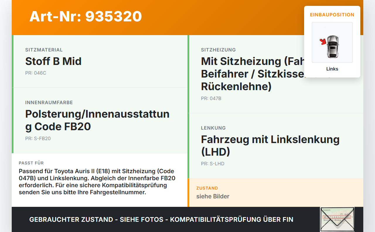 Toyota Auris II E18 15-19 Schalter Regler für Sitzheizung Links Toyota Auris II E18 15-19 01.06.2016 191698 gebraucht Vorschau 3