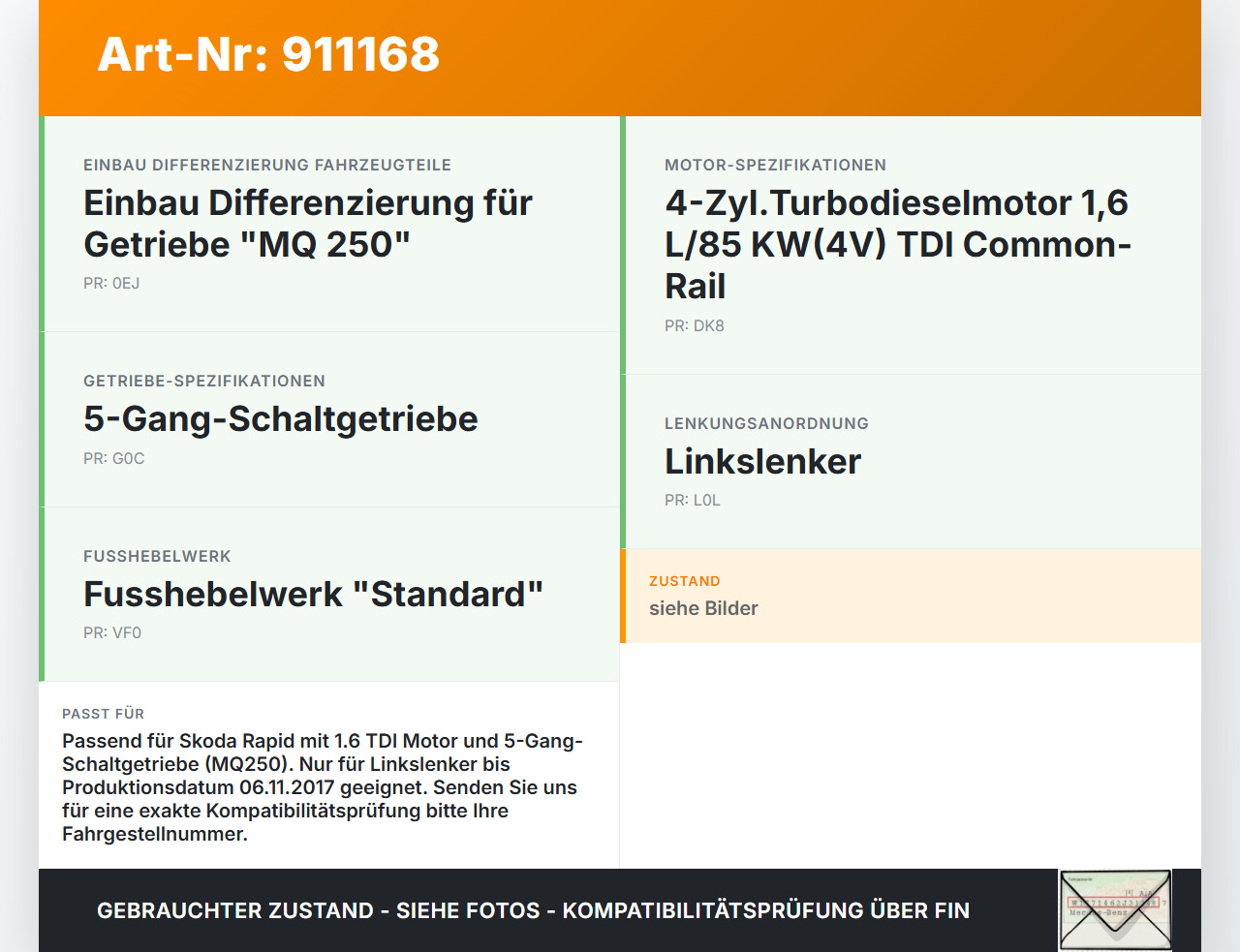 Skoda Rapid NH 12-19 TDI 1,6 85KW Kupplungszylinder Geber Geberzylinder Skoda Rapid NH 12-19 12.01.2017 6R0721261A... Vorschau 3