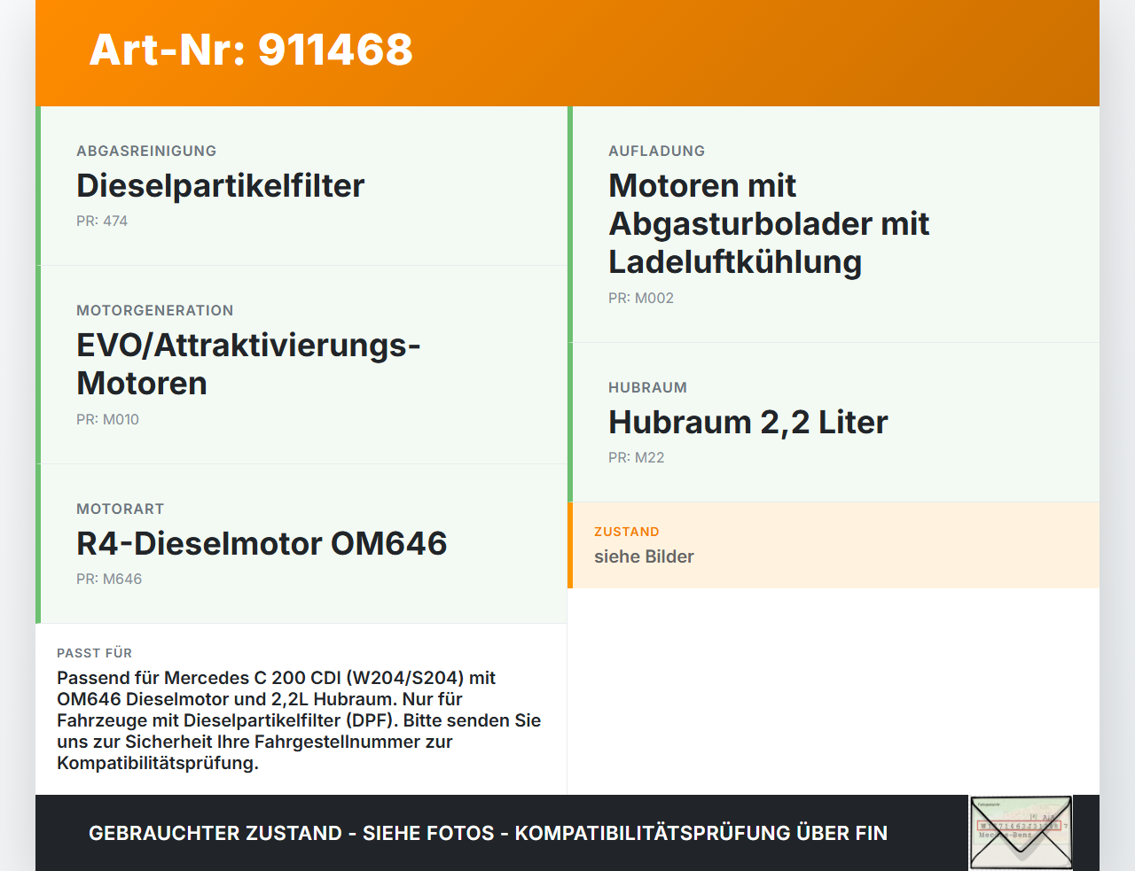 Mercedes S204 W204 C200 08-11 CDI 2,2 100KW Railsensor Drucksensor Mercedes S204 W204 C200 08-11 24.08.2009... Vorschau 3