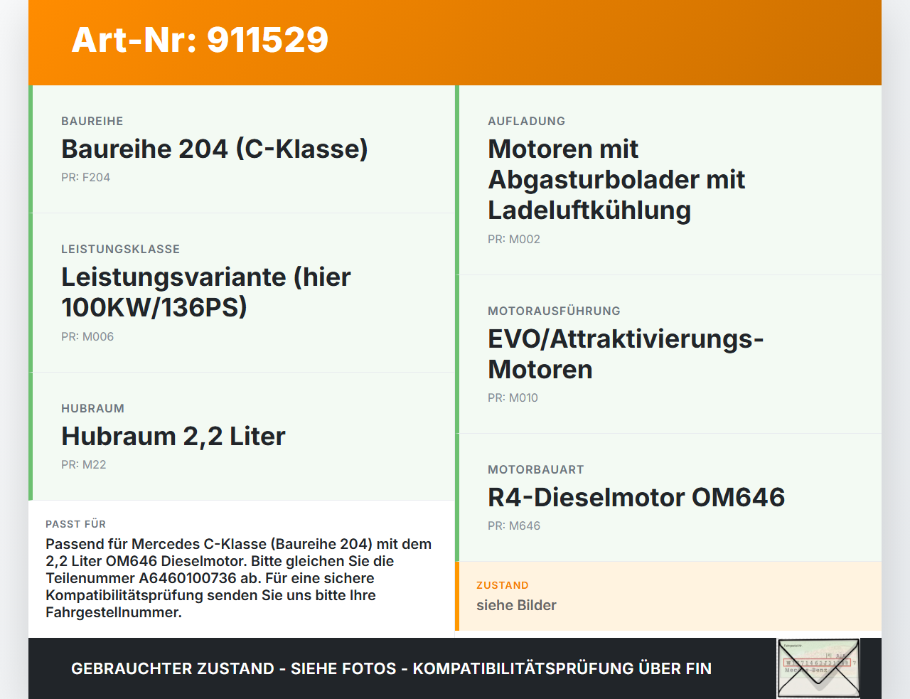 Mercedes S204 W204 C200 08-11 CDI 2,2 100KW 646.811 Ausgleichswelle Lagerkörper Mercedes S204 W204 C200 08-11... Vorschau 3