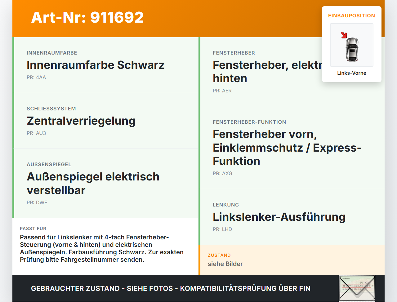 Opel Astra K 15-19 Kombi Fensterheberschalter Schalter Links Vorne Opel Astra K 15-19 25.10.2018 13408458 gebraucht Vorschau 3