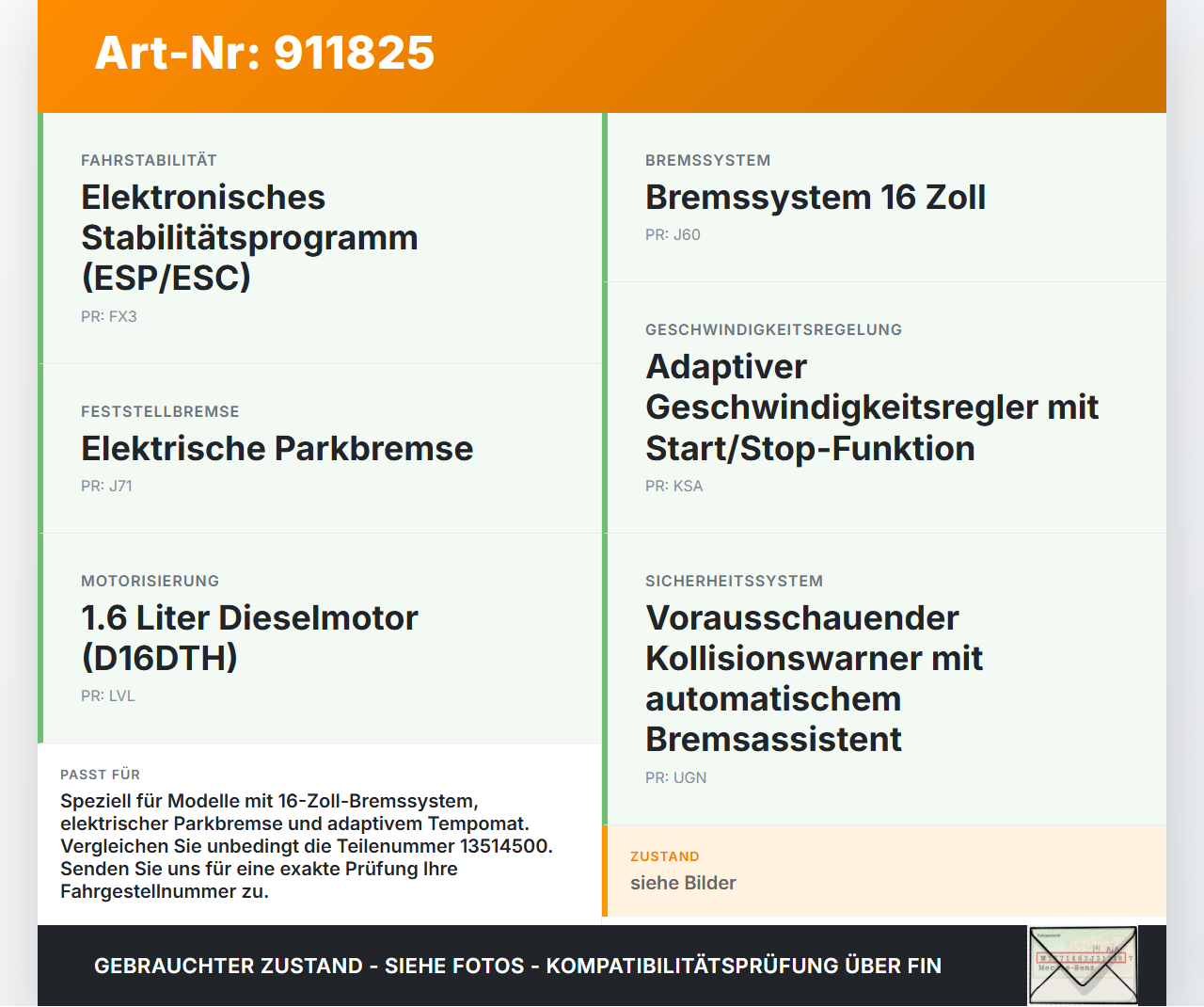 Opel Astra K 15-19 Steuergerät ECU Modul Opel Astra K 15-19 25.10.2018 13514500 25.1701-0812.3 gebraucht Vorschau 3