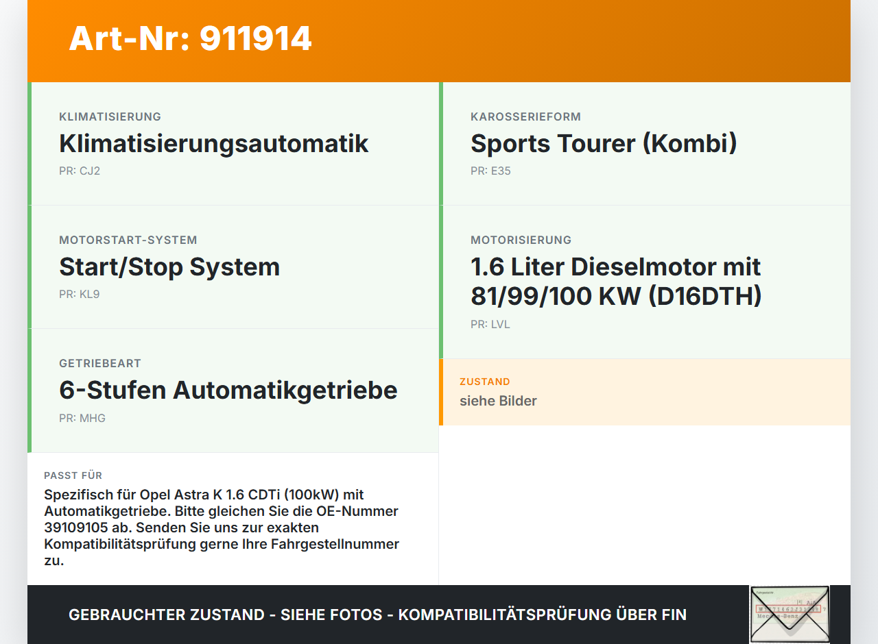 Opel Astra K 15-19 CDTi 1,6 100KW Ladeluftkühler Kühler Opel Astra K 15-19 25.10.2018 84208091 39109105 427460812... Vorschau 3