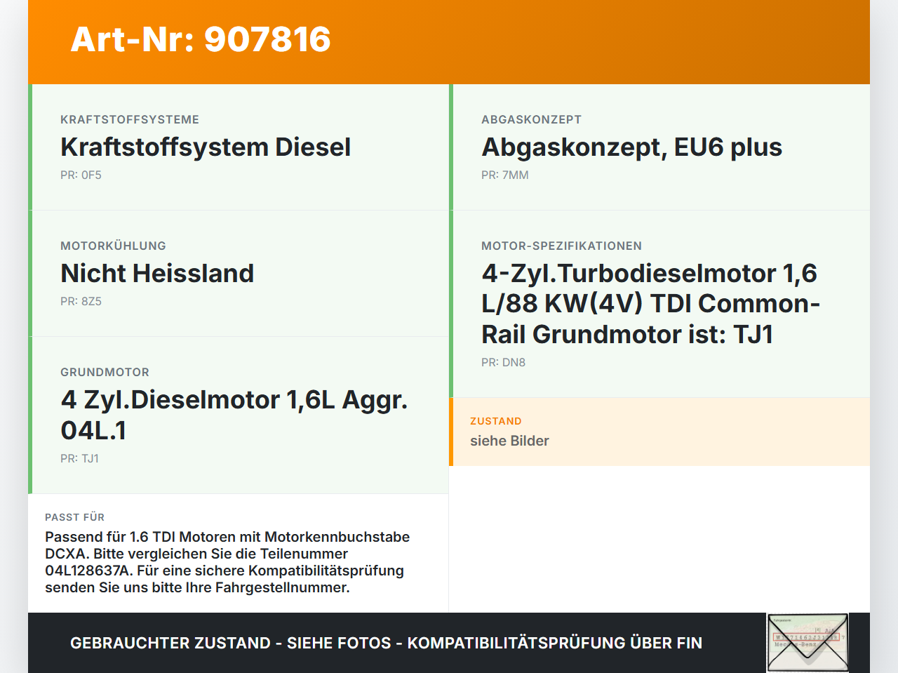 VW Passat B8 3G 14-19 TDI 1,6 88KW Thermostat Flansch Thermostatgehäuse VW Passat B8 3G 14-19 25.07.2017 04L128637A... Vorschau 3