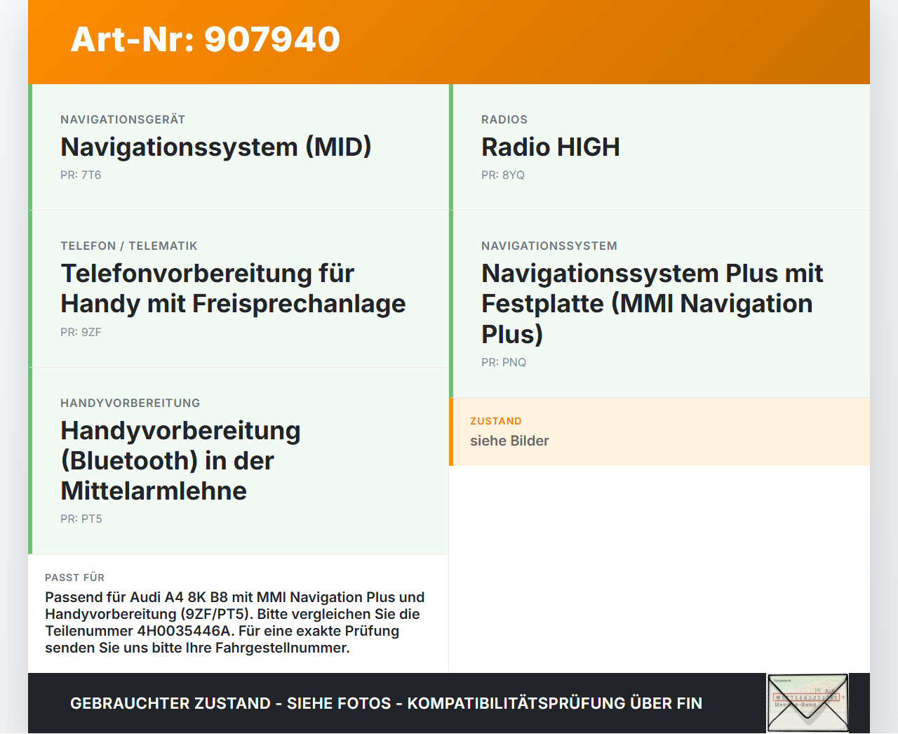 Audi A4 8K B8 11-15 TDI 2,0 140KW GSM-MMC UMTS Modul Steuergerät SG Signalverstärker Audi A4 8K B8 11-15 13.08.2014... Vorschau 3