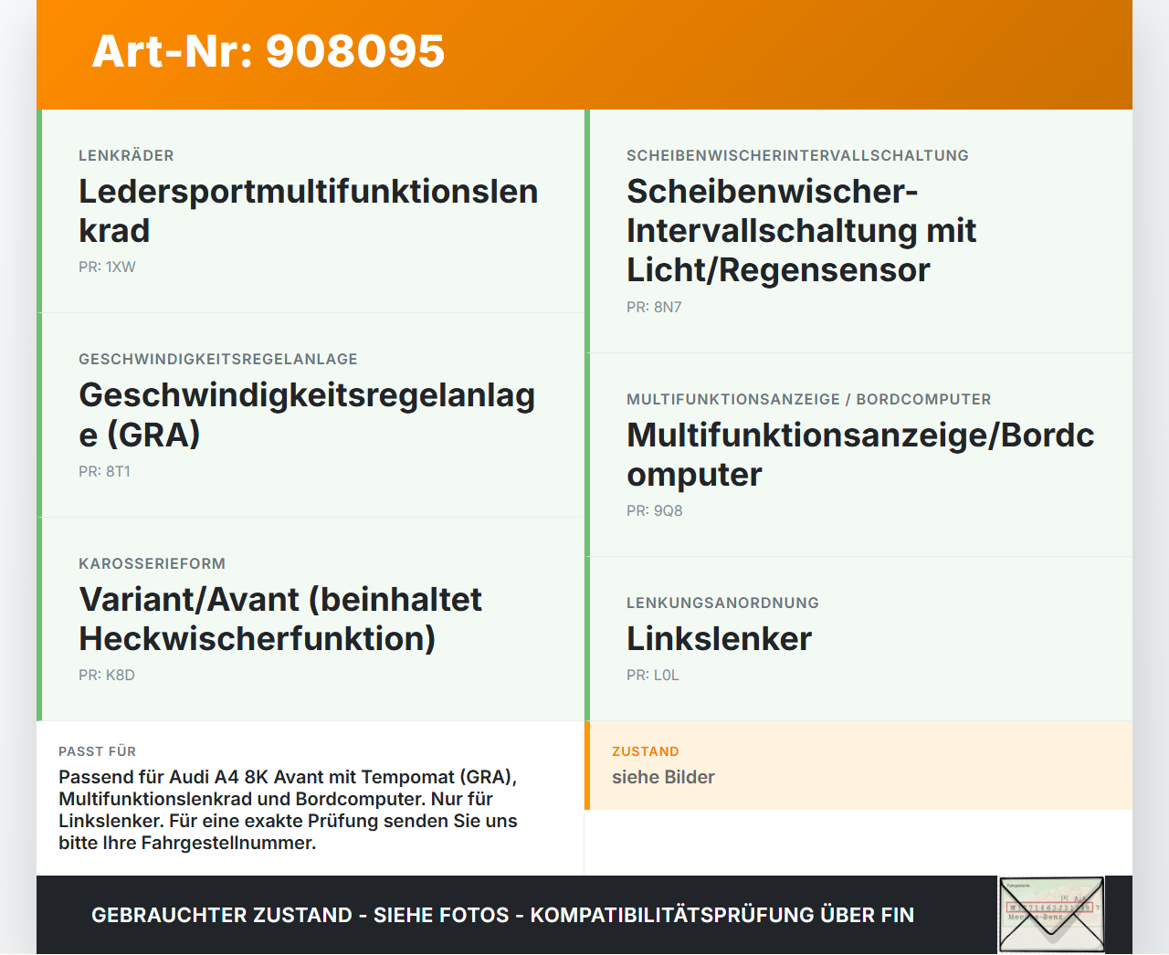 Audi A4 8K B8 11-15 Lenkstockschalter Blinker Wischer Kombischalter Audi A4 8K B8 11-15 13.08.2014 4G8953502AD... Vorschau 3