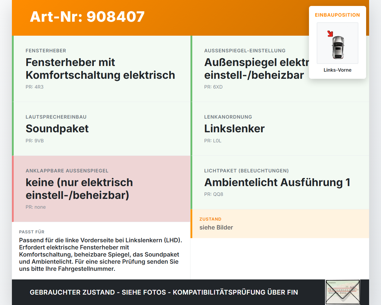 Skoda Rapid HN3 14-19 Lim Kabelbaum Tür und Fensterheber Links Vorne Skoda Rapid HN3 14-19 03.02.2017 5JH971120KD... Vorschau 3