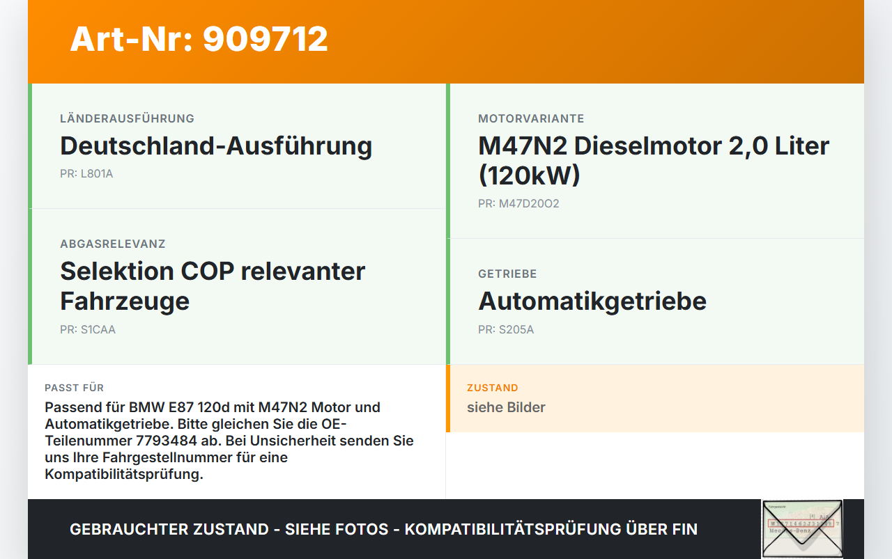 BMW E87 1er 04-07 2,0d 120KW M47N2 204D4 Abgasrückführventil EGR AGR Ventil BMW E87 1er 04-07 04.05.2005 7804381... Vorschau 3