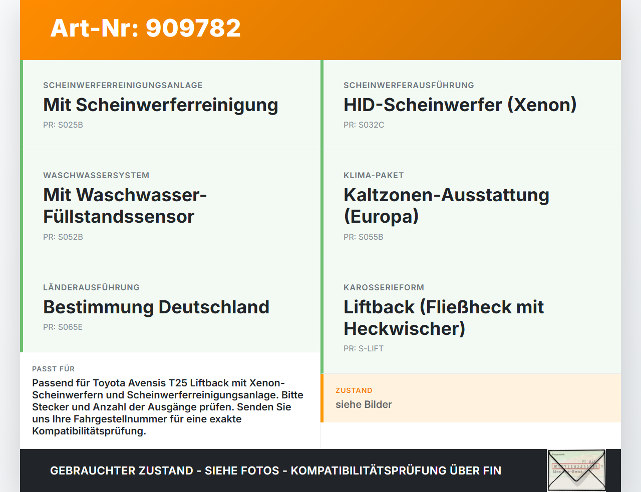 Toyota Avensis T25 06-08 Waschwasserpumpe Wischwasserpumpe Waschpumpe Pumpe Toyota Avensis T25 06-08 28.03.2007... Vorschau 3