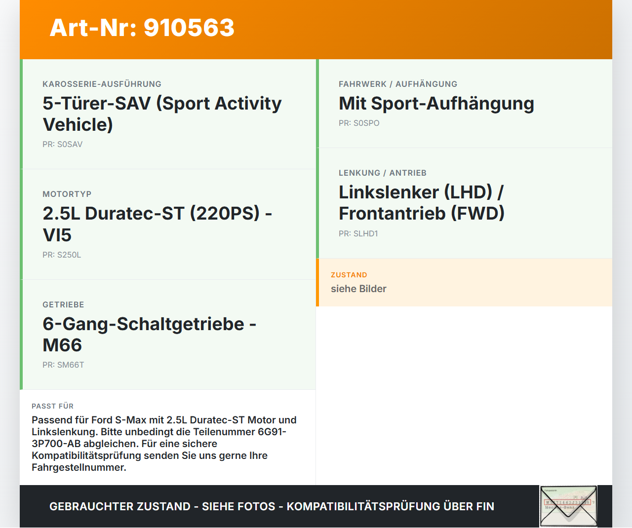 Ford S-Max WA6 06-10 Servo Behälter Servobehälter Servoleitung Ford S-Max WA6 06-10 18.07.2006 6G91-3P700-AB gebraucht Vorschau 3