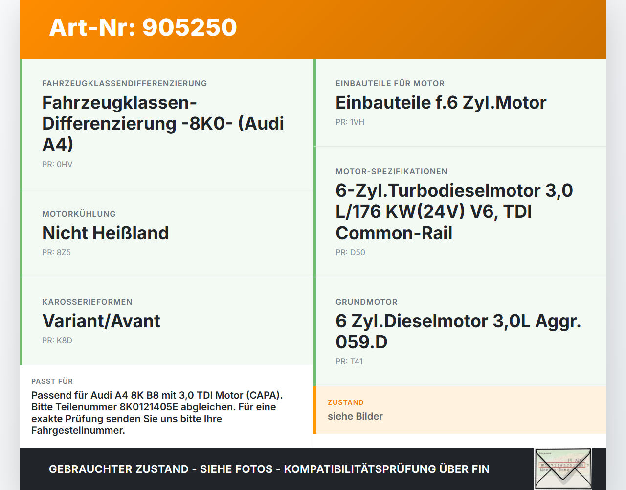 Audi A4 8K B8 QU 08-11 TDI 3,0 176KW Ausgleichsbehälter f. Kühlmittel Audi A4 8K B8 QU 08-11 07.02.2008 8K0121405E... Vorschau 3