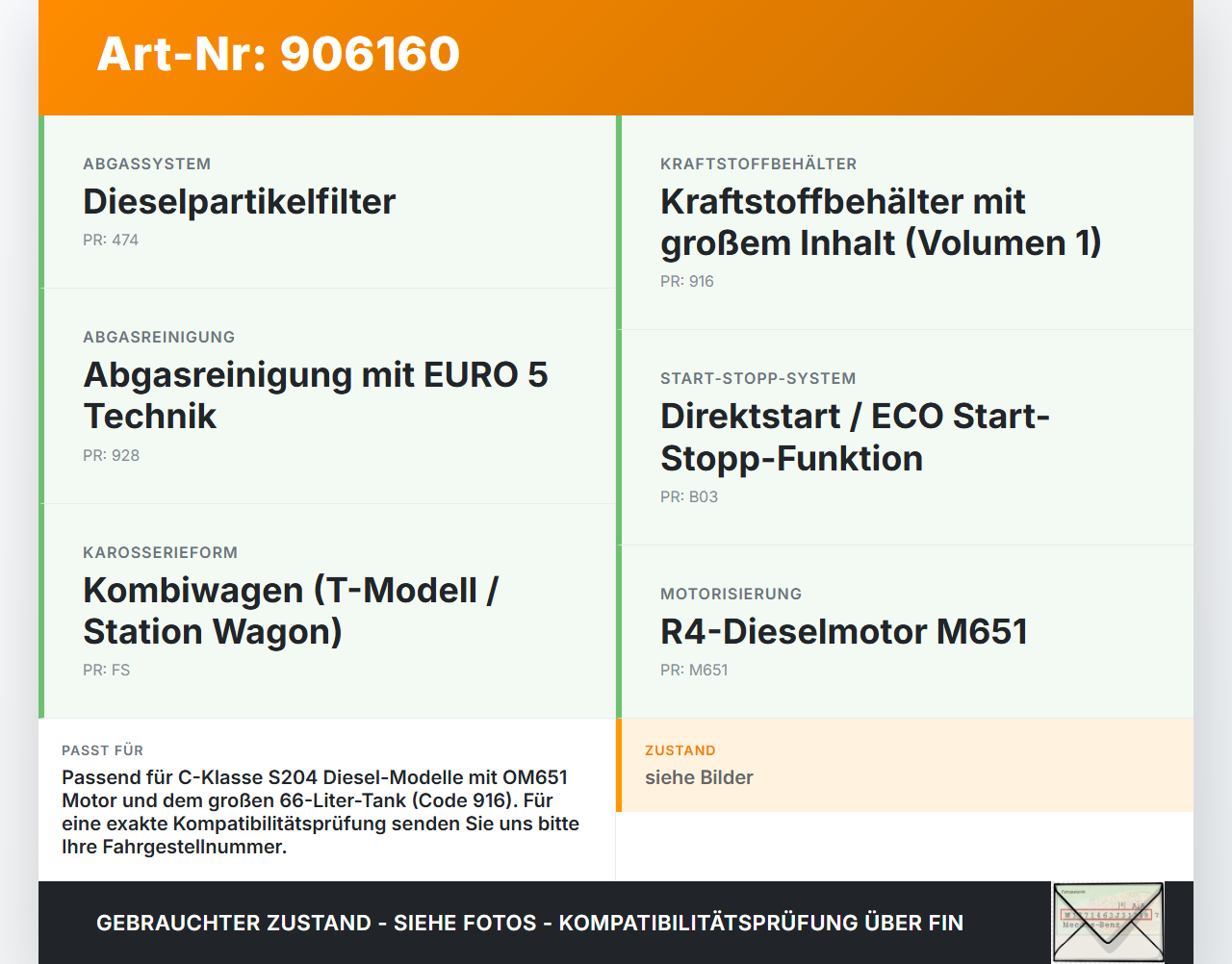 Mercedes W204 S204 C220 07-14 CDI 2,2 125KW Tankgeber Tankeinheit Füllstandgeber Mercedes W204 S204 C220 07-14... Vorschau 3