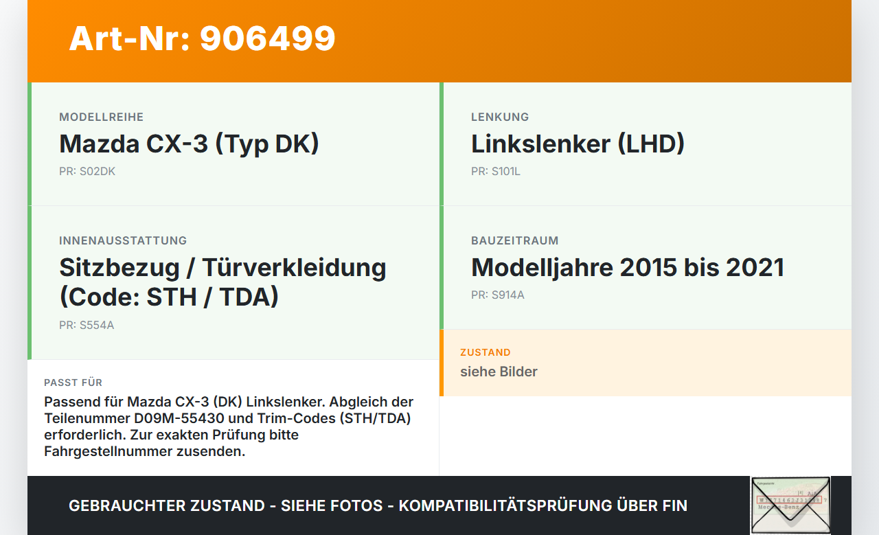 Mazda CX-3 DK 15-21 Verkleidung für Tacho Mazda CX-3 DK 15-21 27.10.2016 DB6E-J D09M-55430 gebraucht Vorschau 3