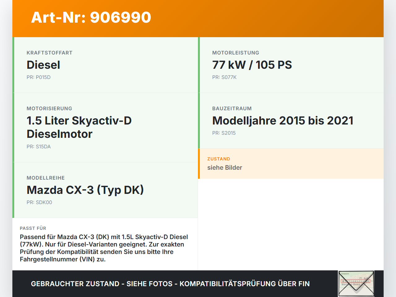 Mazda CX-3 DK 15-21 1,5d 77KW Ausgleichsbehälter für Kühlmittel Mazda CX-3 DK 15-21 27.10.2016 gebraucht Vorschau 3