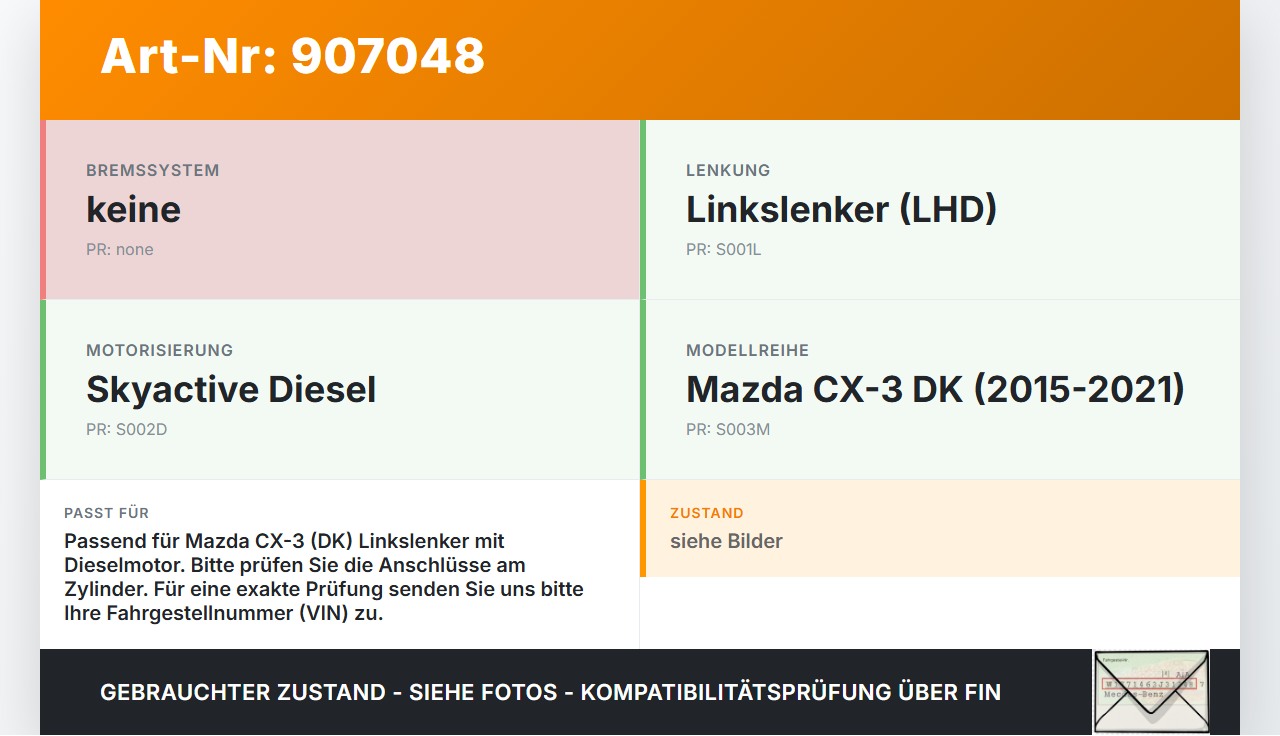 Mazda CX-3 DK 15-21 Hauptbremszylinder Bremszylinder Mazda CX-3 DK 15-21 27.10.2016 gebraucht Vorschau 3