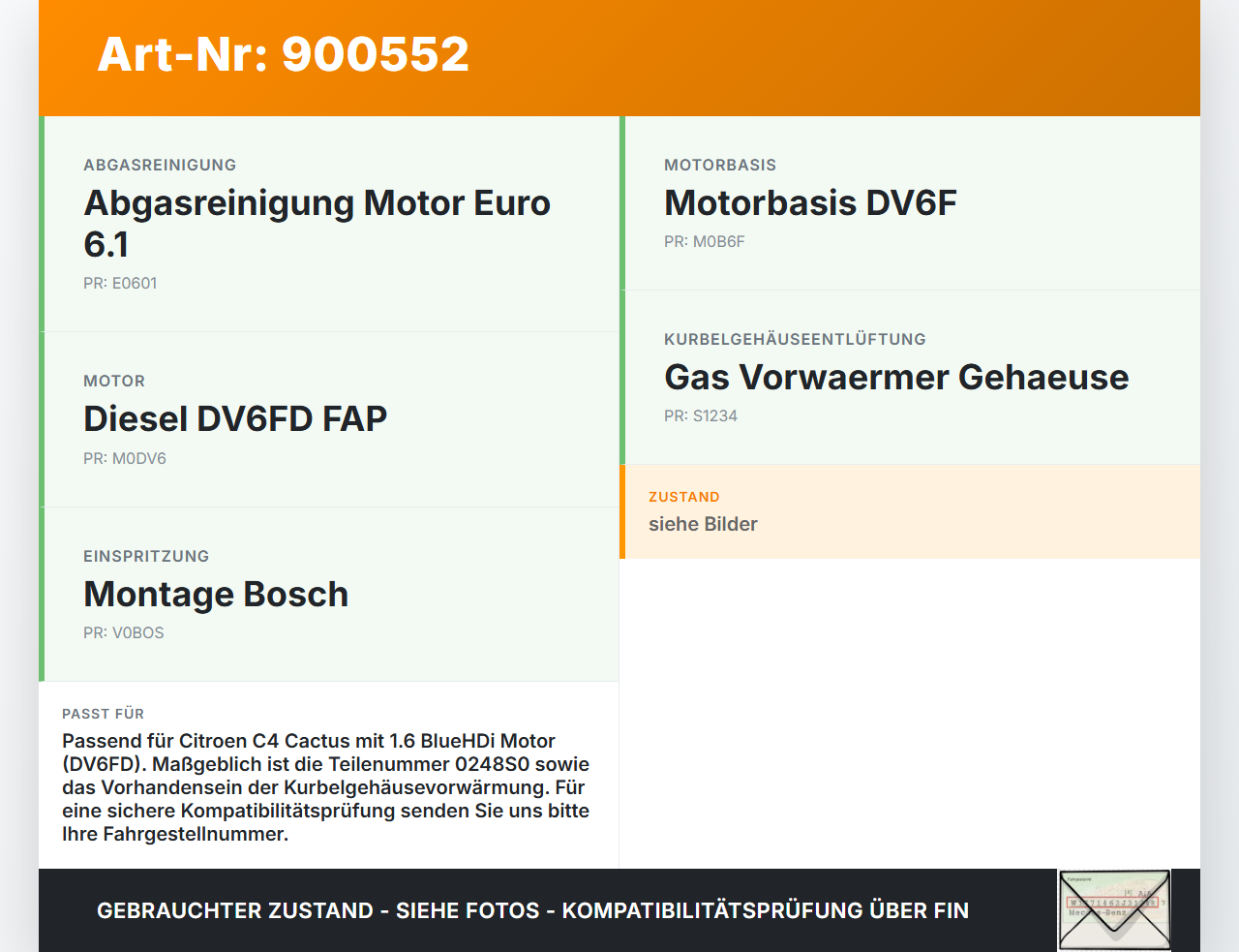 Citroen C4 Cactus 14-18 HDI 90 1,6 68KW DV6FD Ventildeckel Zylinderkopfhaube Citroen C4 Cactus 14-18 01.01.2016... Vorschau 3