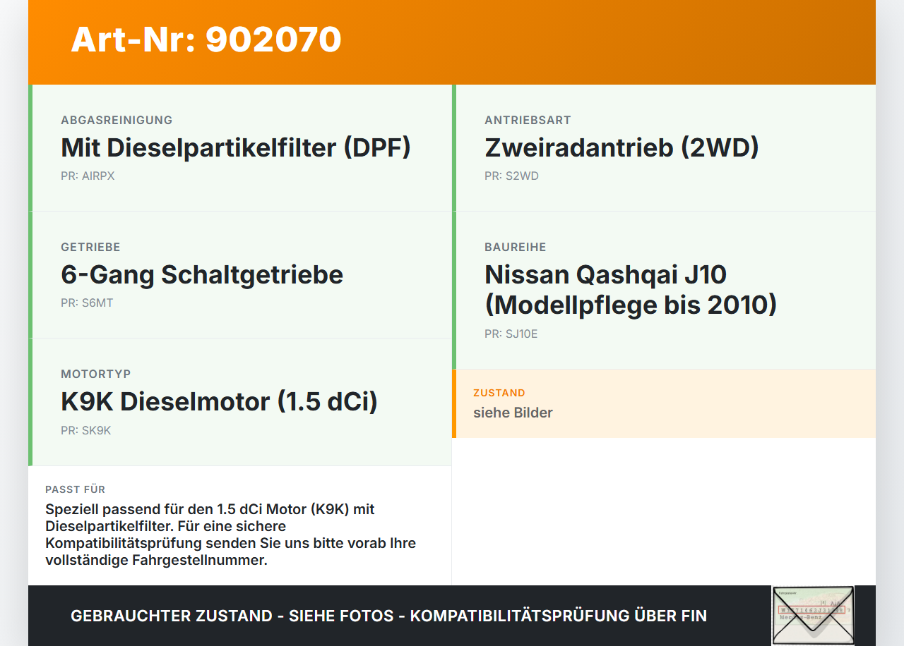 Nissan Qashqai J10 07-10 dCi 1,5 76KW Hochdruck Leitung Kraftstoffleitung Nissan Qashqai J10 07-10 13.03.2009... Vorschau 3