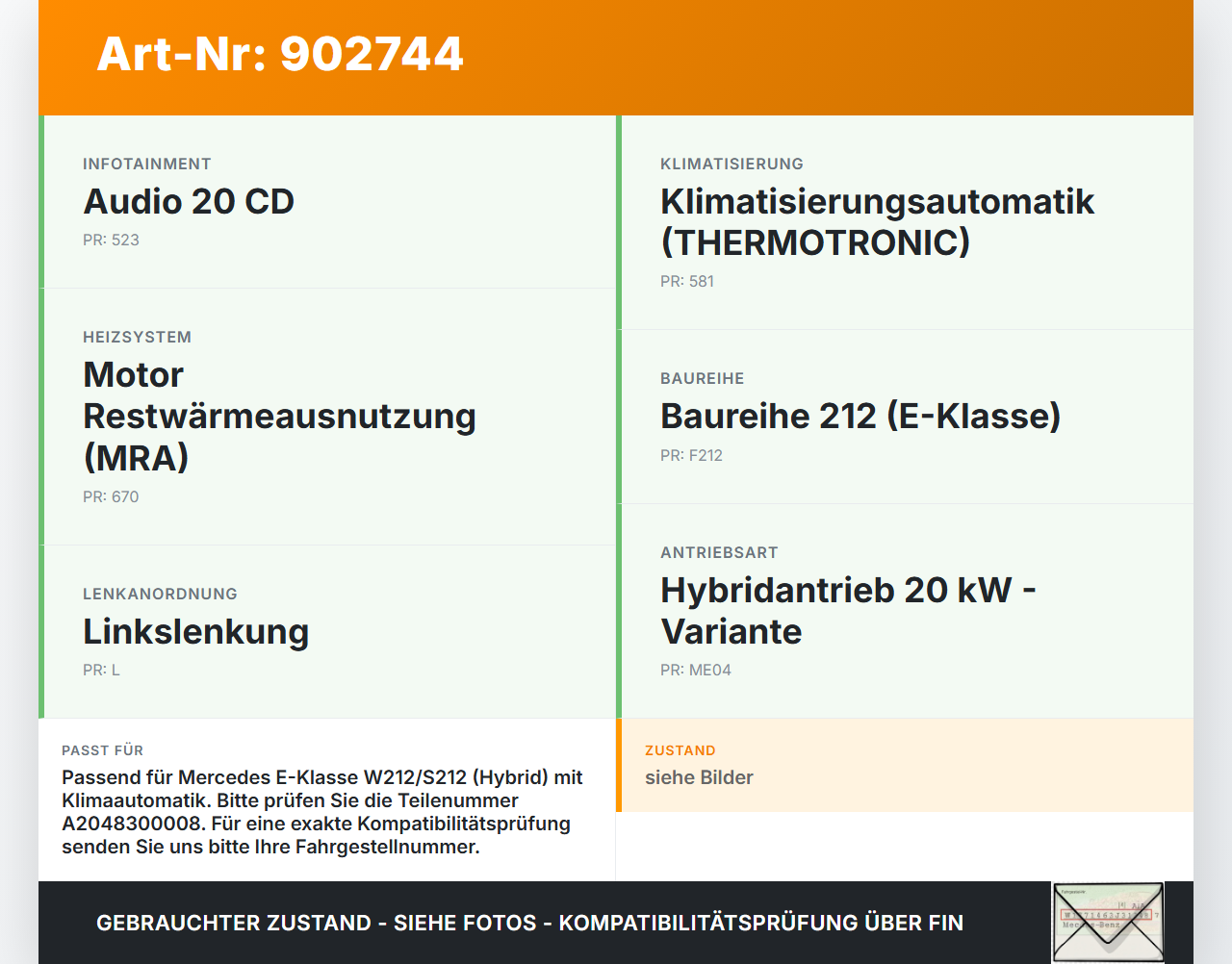 Mercedes S212 W212 E300h 13-16 Radialgebläse Kühlung Heizungsgebläse Mittelkonsole Mercedes S212 W212 E300h 13-16... Vorschau 3
