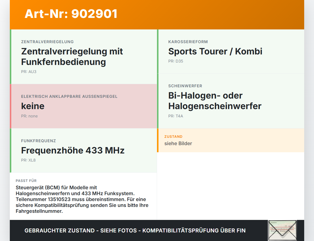 Opel Astra K 15-21 Steuergerät ECU Modul SG Bordnetzsteuergerät Komfort Opel Astra K 15-21 19.02.2016 13510523 gebraucht Vorschau 3