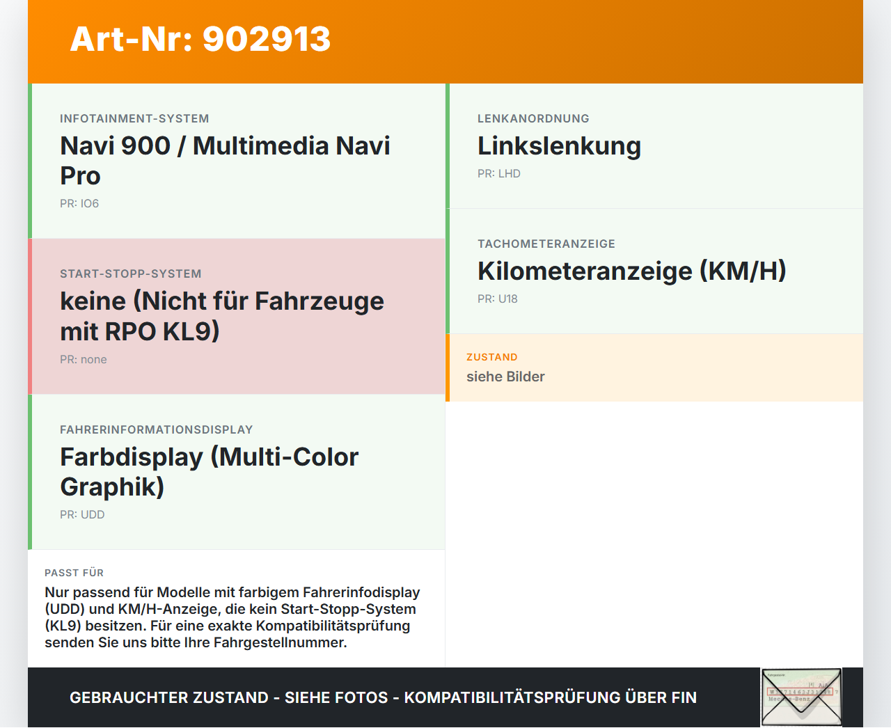 Opel Astra K 15-21 CDTi 1,6 70KW Kombiinstrument Tacho Opel Astra K 15-21 19.02.2016 39030266 gebraucht Vorschau 3