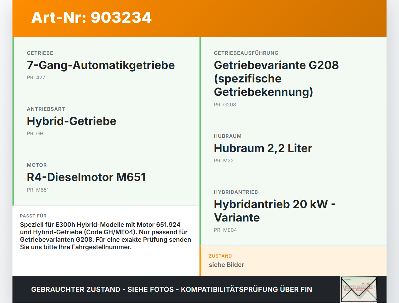 Mercedes S212 W212 E300h 13-16 CDI 2,2 150KW 651.924 Zwischenflansch für Schwungrad Mercedes S212 W212 E300h 13-16... Vorschau 3