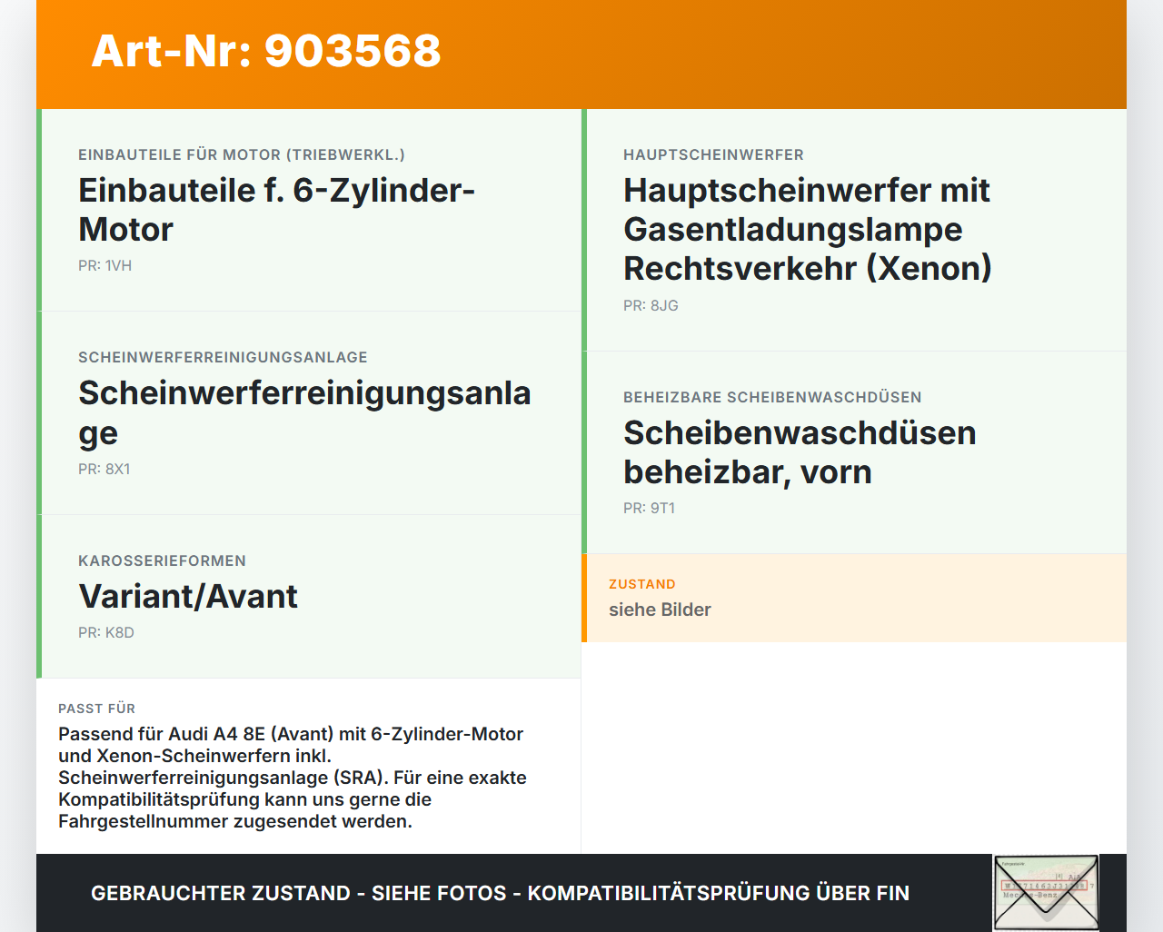 Audi A4 8E B6 00-04 2,4 125KW Xenon Waschwasserbehälter Wasserbehälter Audi A4 8E B6 00-04 07.06.2002 8E0955453AQ... Vorschau 3