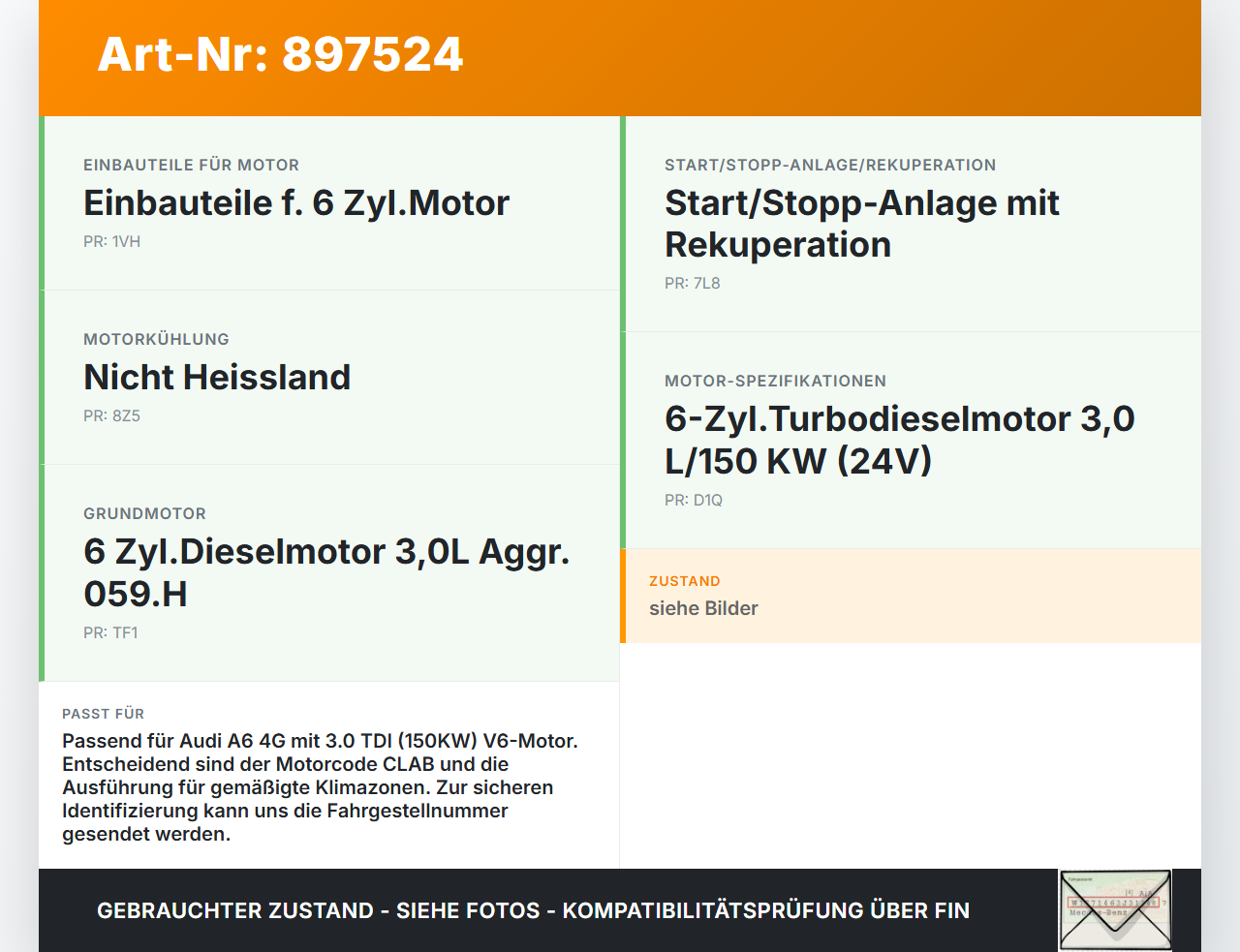 Audi A6 C7 4G 10-14 TDI 3,0 150KW Ausgleichsbehälter f. Kühlmittel Audi A6 C7 4G 10-14 25.10.2011 4G0121403AC gebraucht Vorschau 3