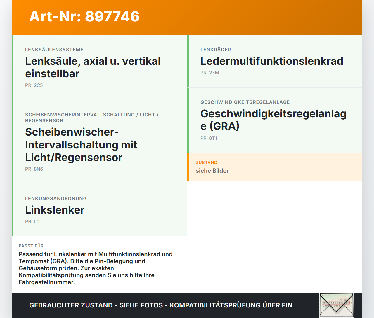 Audi A6 C7 4G 10-14 Airbag Schleifring Wickelfeder Audi A6 C7 4G 10-14 25.10.2011 4H0953568H LK10021291-05 gebraucht Vorschau 3